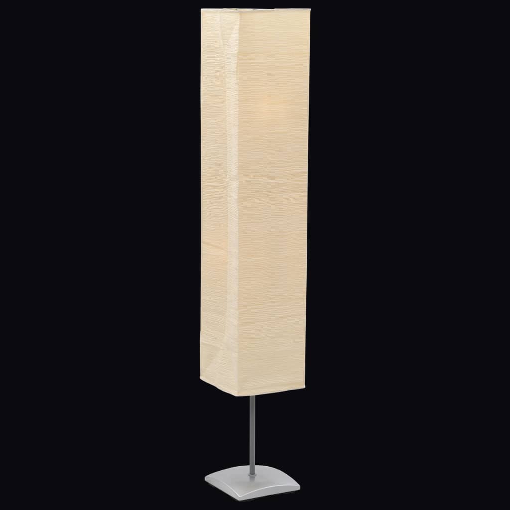 Golvlampa Med Stålstativ Beige