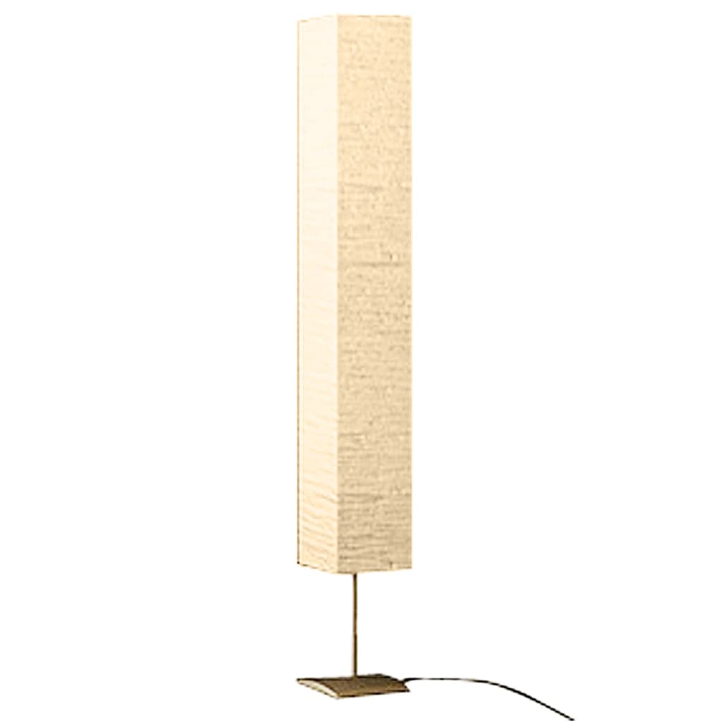 Golvlampa Med Stålstativ Beige
