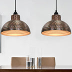 Taklampor 2 St Halvrunda Koppar