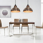 Taklampor 2 St Halvrunda Koppar