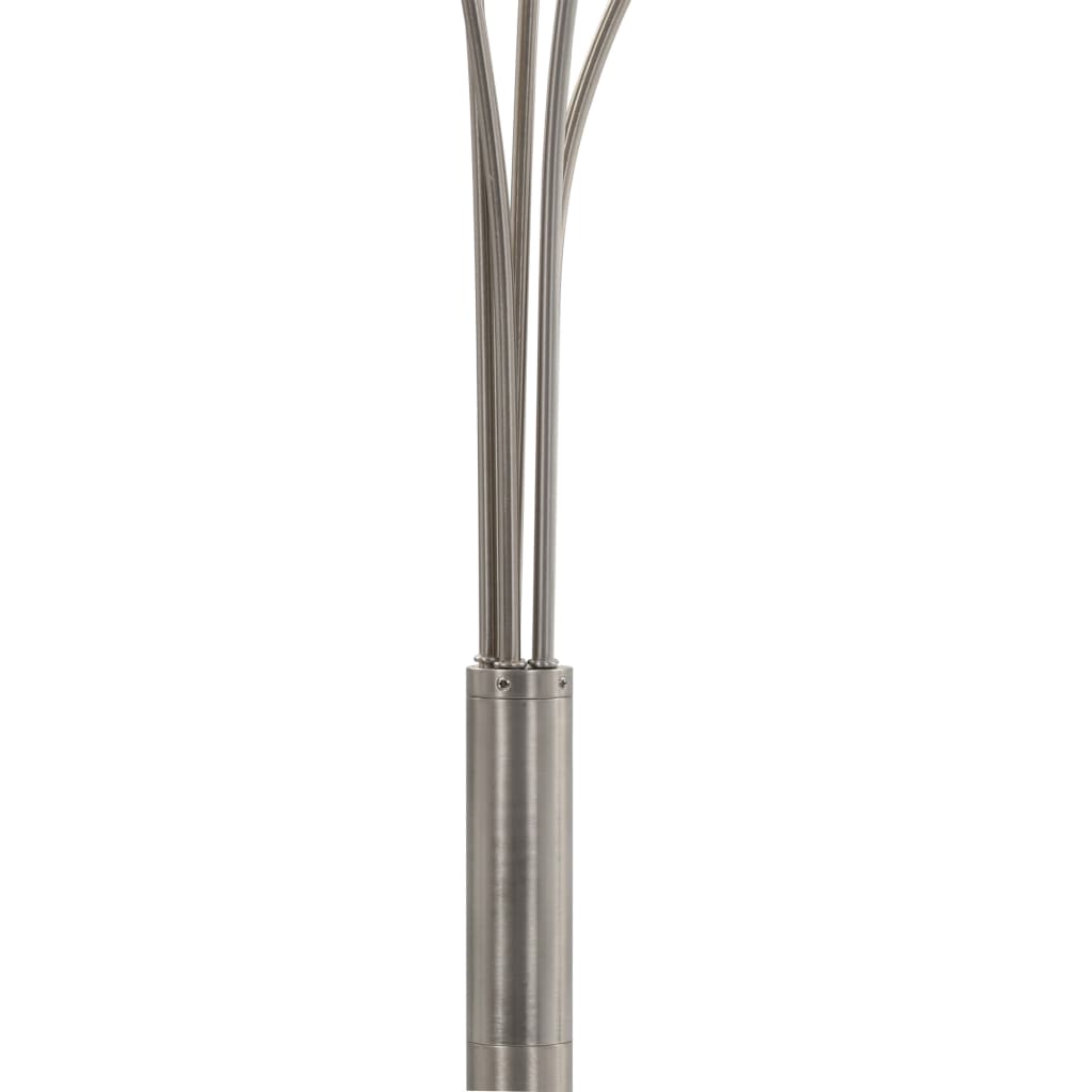 Golvlampa 200 Cm 5 X E14 Silver