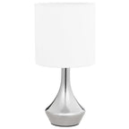 Bordslampor 2 St Touch-Knapp Vit E14