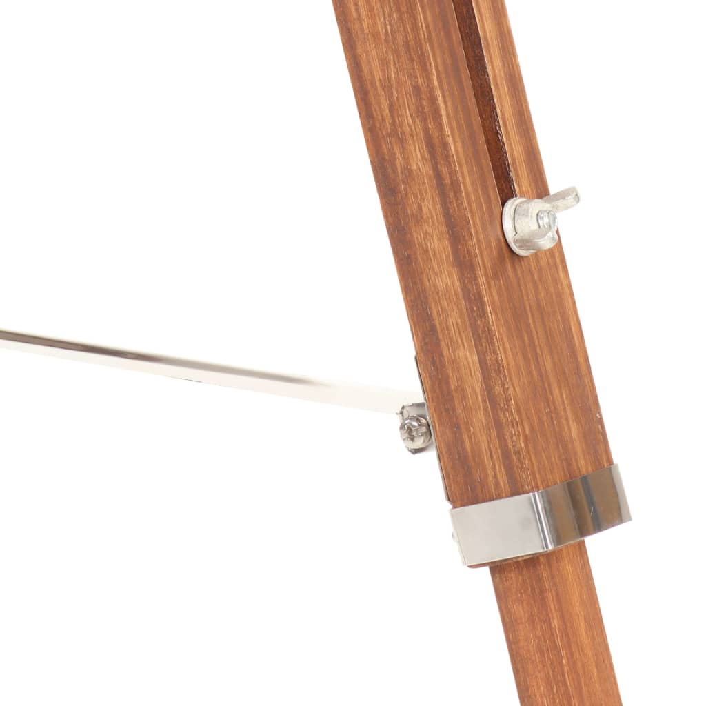 Golvlampa Honungs Massivt Teakträ 141 Cm