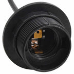 Pendellampa Med 6 Lamphållare E27 Svart Metall