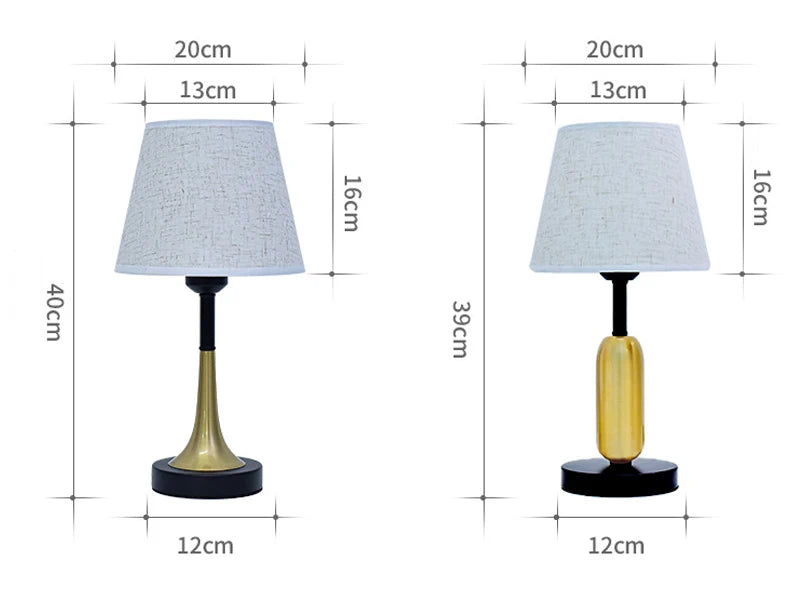 Elegant Bordslampa - Med Touch-dimmer