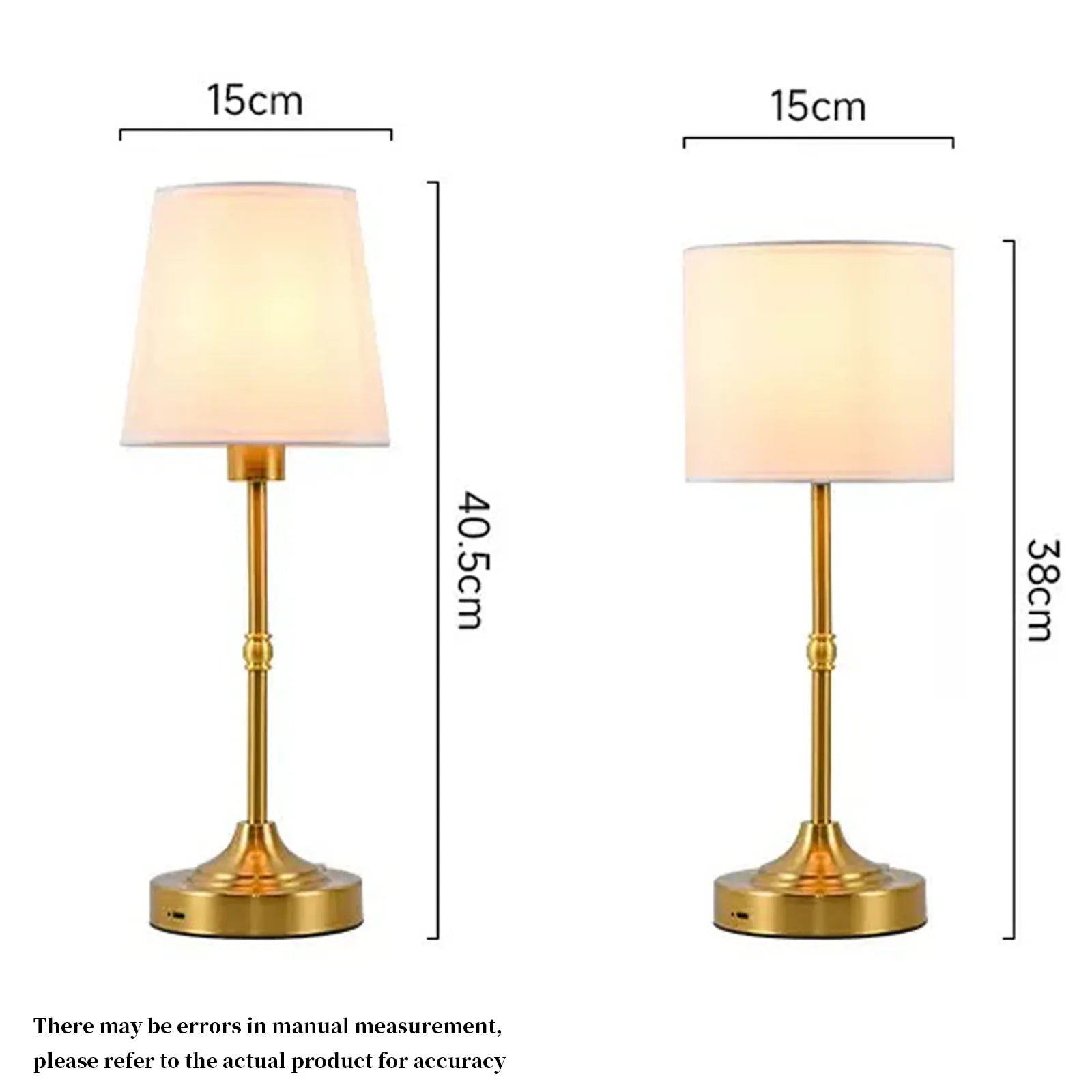 Sladdlös Uppladdningsbar Bordslampa