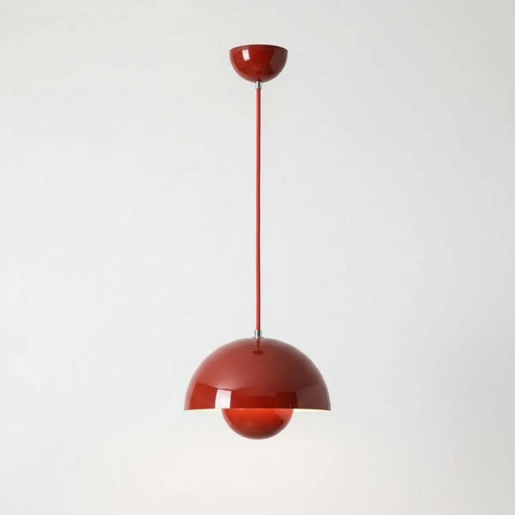 Flowerbud Taklampa Röd