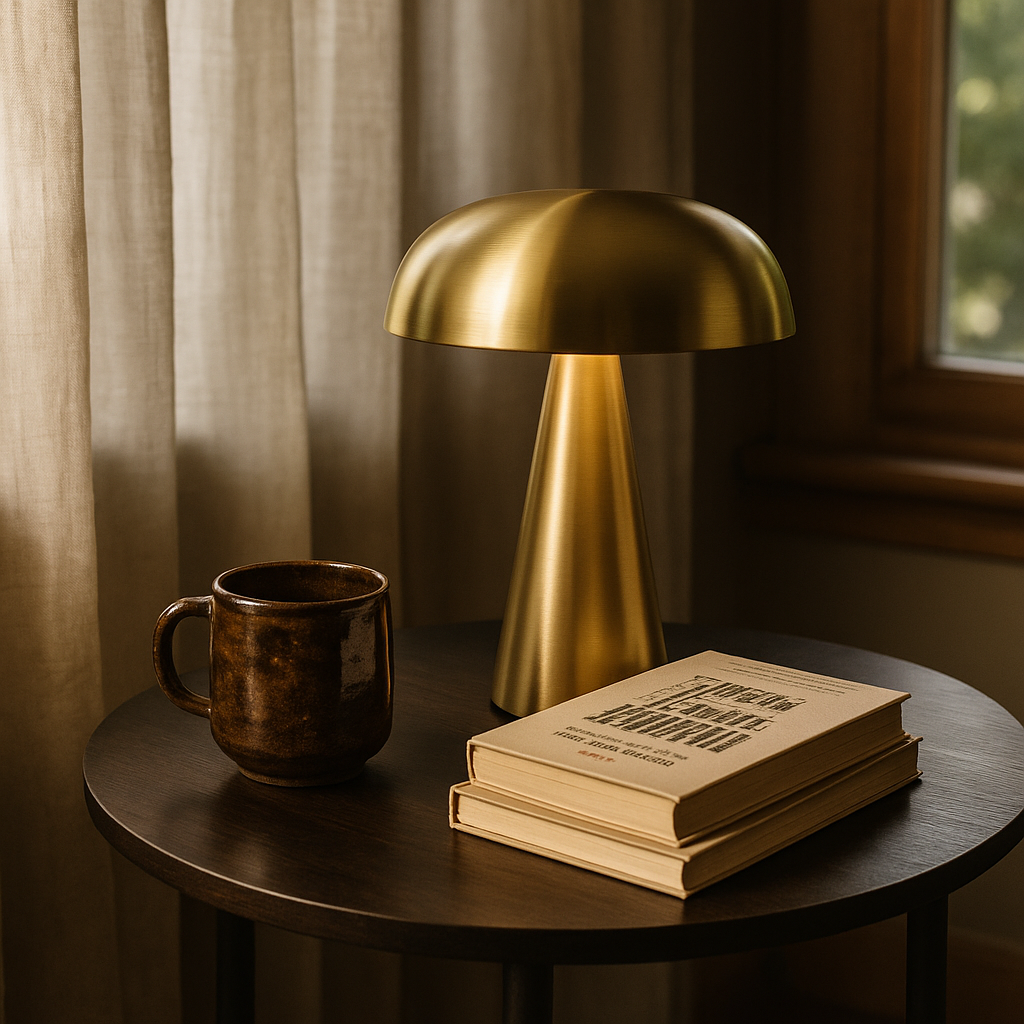 Lifestyle svamplampa guld