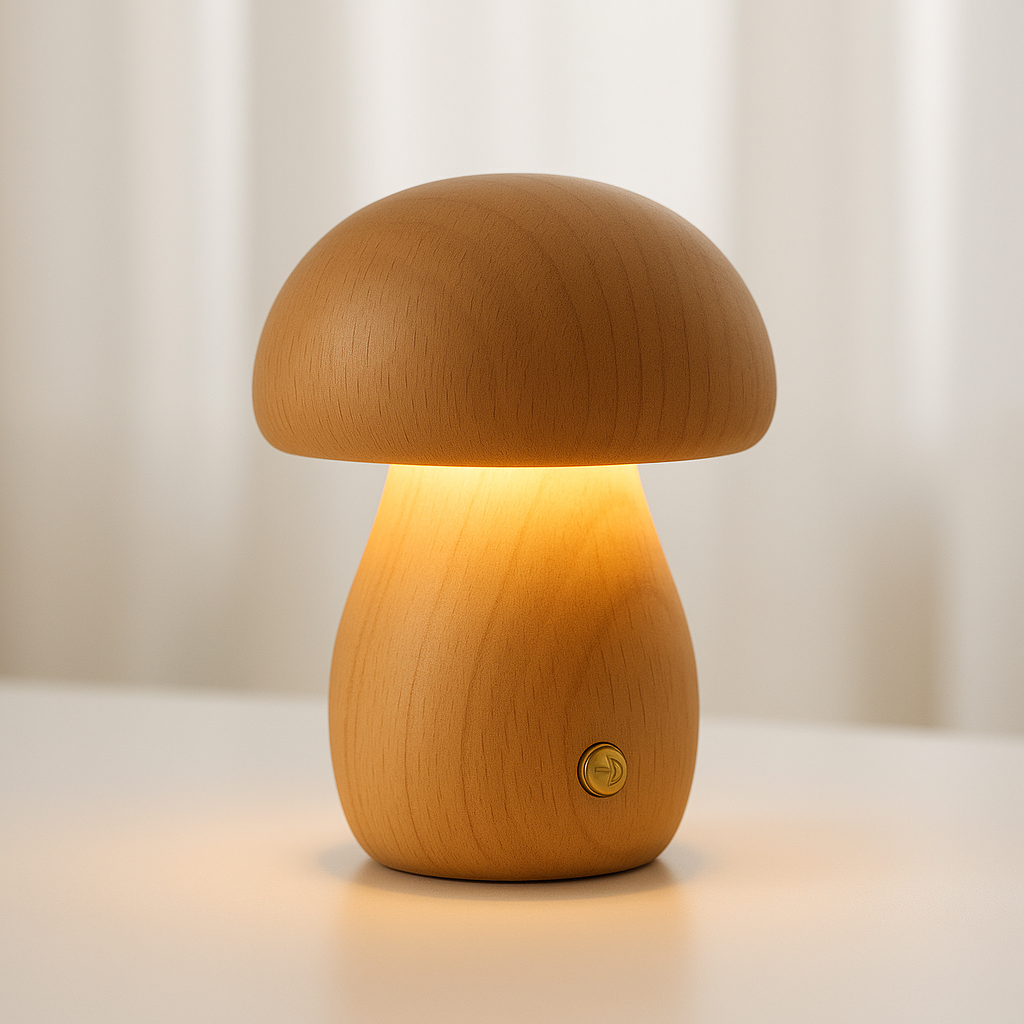 Professionell produktbild av svamplampa