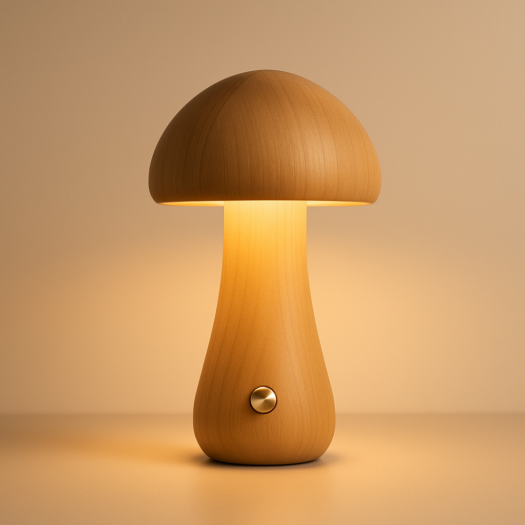 Professionell produktbild av svamplampa