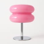 Rosa produktlampa - högre